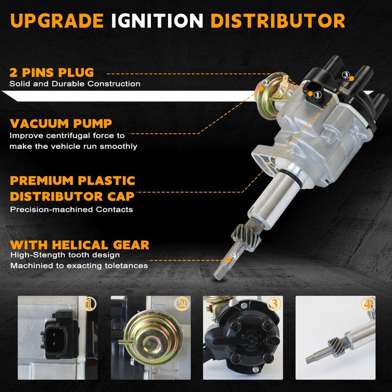 PANGOLIN 22100-50K15 22100-60K15 22100-50K10 Ignition Distributor for Nissan H20-2 H25 and for Komatsu TCM Forklift K21 Ignition Distributor Assy Aftermarket Parts - Image 3